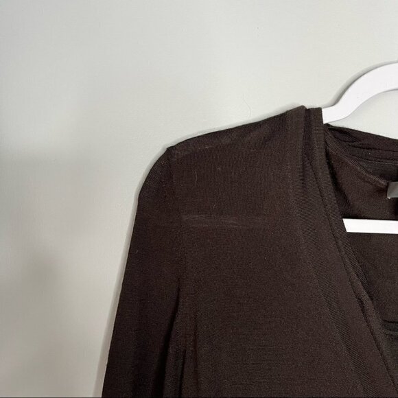 St John Chocolate Brown Two Piece Sweater Set - Picture 2 of 8